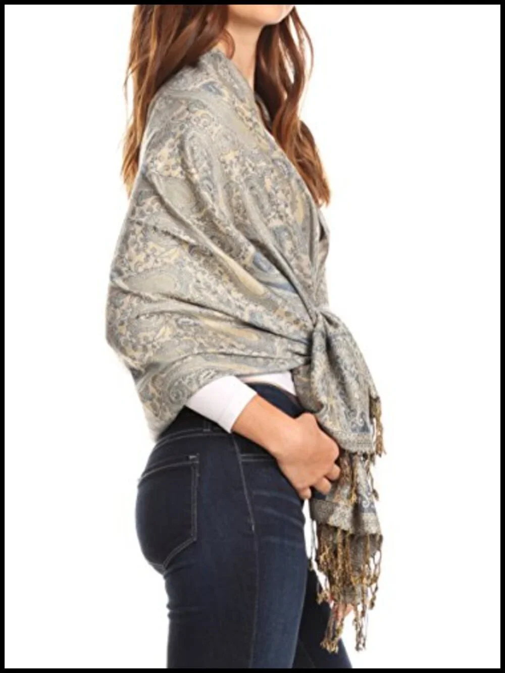 N/A woven paisley