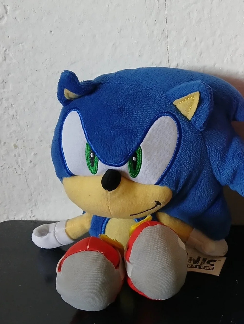 Blue Plush Video Game Character Collectible - Soft Sonic-style Plush