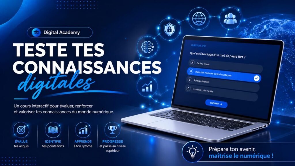 Teste tes connaissances digitales