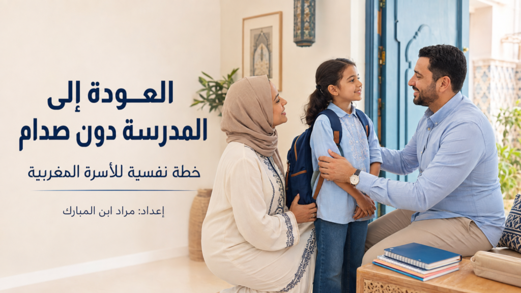 العودة إلى المدرسة دون صدام: خطة نفسية للأسرة المغربية