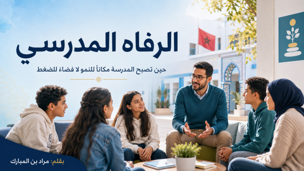 الرفاه المدرسي: حين تصبح المدرسة مكانًا للنمو لا فضاءً للضغط