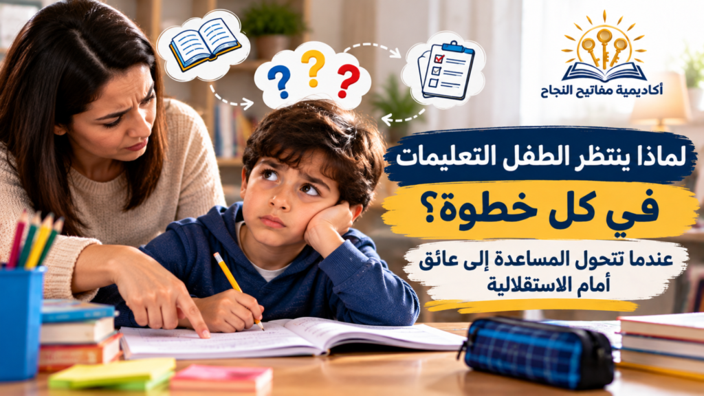 المساعدة عائق أمام الاستقلالية