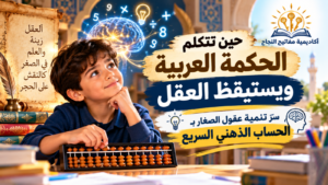 حين تتكلم الحكمة العربية ويستيقظ العقل: سرّ تنمية عقول الصغار بالحساب الذهني السريع