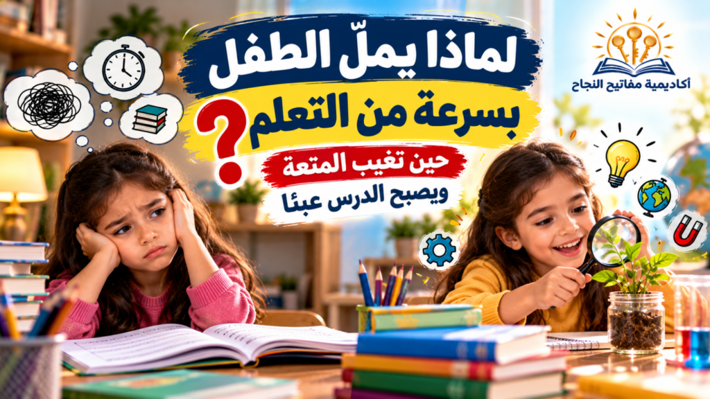 حين تغيب المتعة ويصبح الدرس عبئًا