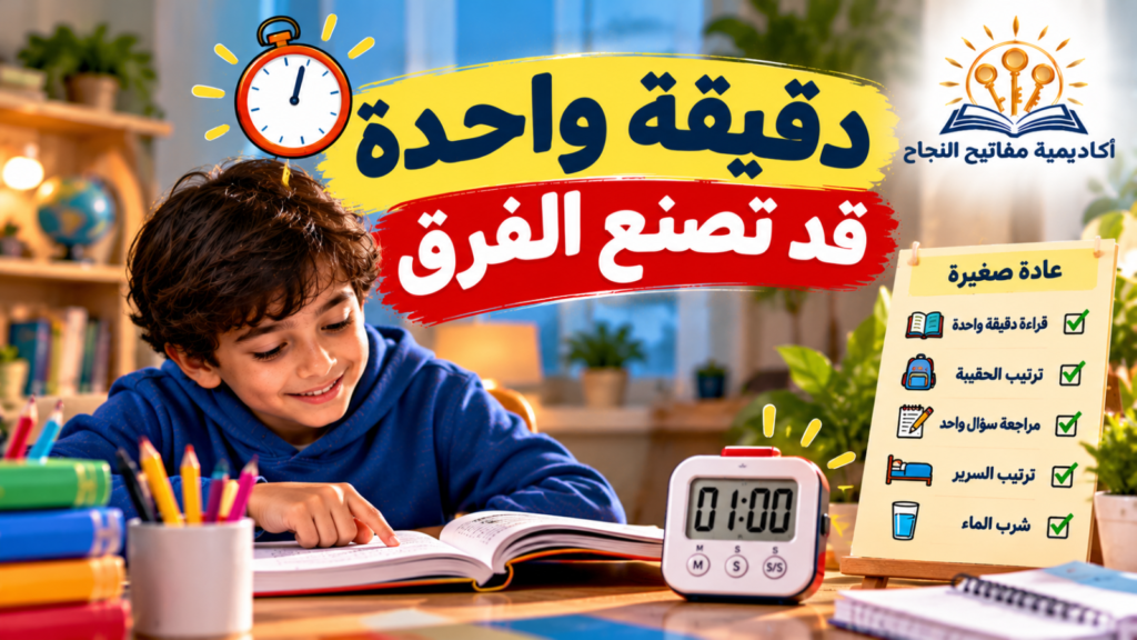 دقيقة واحدة قد تصنع الفرق