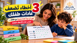قبل أن تبدأ عادة جديدة مع طفلك… تجنب هذه الأخطاء الثلاثة